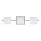 Besa Lighting Paolo Vanity, Opal Matte, Satin Nickel Finish, 3x5W LED 3WS-787307-LED-SN - alternate 1